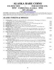 Alaskan Token Collector & Polar Numismatist