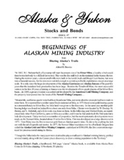 Alaska & Yukon Stocks and Bonds Issue #7