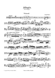 Adagio for voice, cello and piano