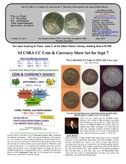 Stephen James CSRA Coin Club Newsletter (June 2019)