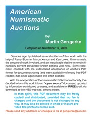 American Numismatic Auctions