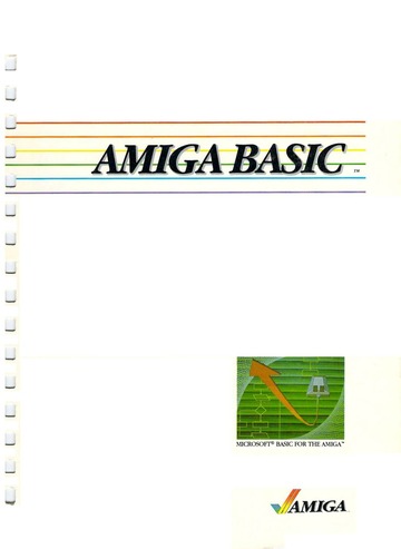 Manuale >>> >>> Amiga Basic tedesco <<< Commodore a2000 a500 