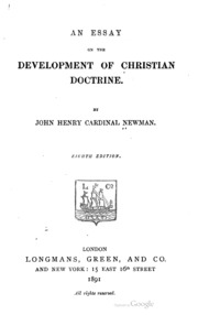 Cover of edition AnEssayOnTheDevelopment1891