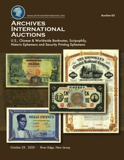 Archives International Auctions Sale 62