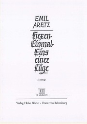 Aretz, Emil   Hexen Einmal Eins einer Lüge (1973)