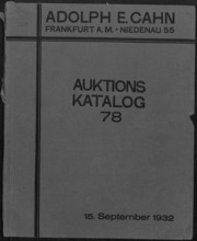Auktions Katalog 78