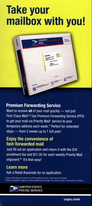 USPS Premium Forwarding Service