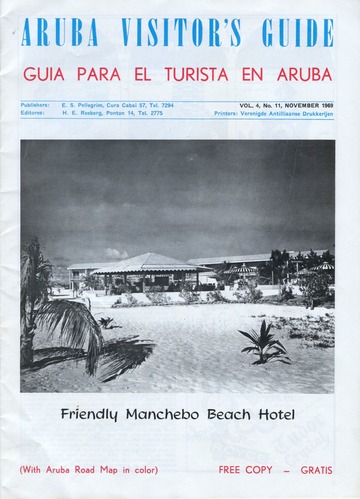 Aruba Visitor's Guide (November 1969) : Pellegrim, E.S. : Free 