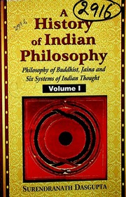 A History Of Indian Philosophy Vol 1 Surendra Nath