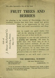 [Berryhill Nursery Company materials]
