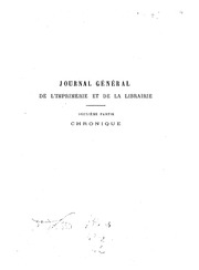 Bibliographie de la France (1892) Part 2
