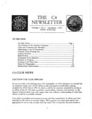 The C4 Newsletter, December 1993