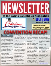Newsletter of the Casino Collectibles Association