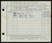 Entry card for Solitario, Joseph for the 1958 May Show.