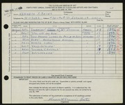 Entry card for Bates, Kenneth F. for the 1959 May Show.