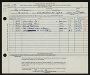 Entry card for Conners, Rex W. for the 1959 May Show.