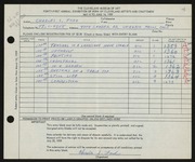 Entry card for Ford, Charles S. for the 1959 May Show.