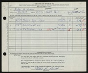 Entry card for Hewitt, Mabel H. for the 1959 May Show.