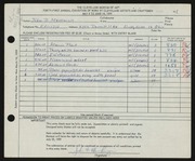 Entry card for MacKenzie, John D. for the 1959 May Show.
