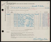 Entry card for Bates, Kenneth F. for the 1961 May Show.