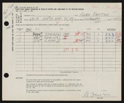 Entry card for Fenton, Alan D. for the 1961 May Show.