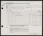 Entry card for Lucas, Craig N. for the 1962 May Show.