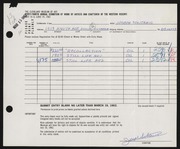 Entry card for Solitario, Joseph for the 1962 May Show.