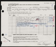 Entry card for Eckhard, Edris for the 1963 May Show.