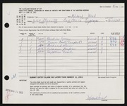 Entry card for Wood, Mildred H. for the 1963 May Show.