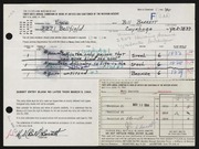 Entry card for Barrett, Bill for the 1964 May Show.
