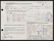 Entry card for Cartwright, Roy for the 1964 May Show.