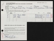 Entry card for Tichy, Frank for the 1964 May Show.