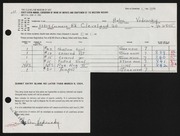 Entry card for Vedensky, Helen for the 1964 May Show.
