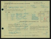Entry card for Davis, Richard for the 1965 May Show.
