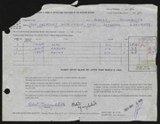Entry card for Youngbluth, Robert for the 1965 May Show.