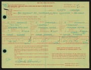 Entry card for Conover, Claude R. for the 1966 May Show.