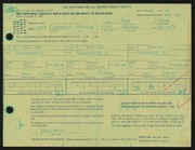 Entry card for O'Hara, Jean for the 1966 May Show.