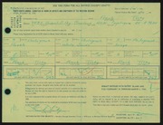 Entry card for Tichy, Frank for the 1966 May Show.