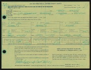 Entry card for Wilson, Carol for the 1966 May Show.