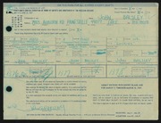 Entry card for Balsley, John  for the 1967 May Show.