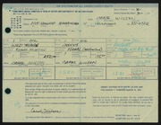 Entry card for Wilson, Carol for the 1967 May Show.