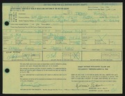 Entry card for Evans, Dennis J. for the 1968 May Show.