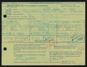 Entry card for Harris, Ernest M. for the 1968 May Show.