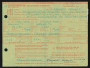 Entry card for Jablonski, Raymond for the 1968 May Show.