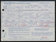 Entry card for Zajec, Edward for the 1968 May Show.
