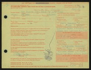 Entry card for Harper, William for the 1971 May Show.