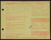 Entry card for Hoffman, Margaret A. for the 1971 May Show.