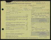 Entry card for Owen, William for the 1971 May Show.