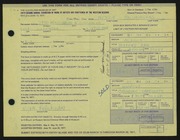 Entry card for Palubinskas, Nijole for the 1971 May Show.