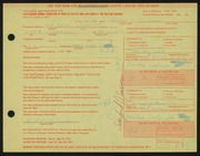 Entry card for Sussman, Sanford J. for the 1971 May Show.